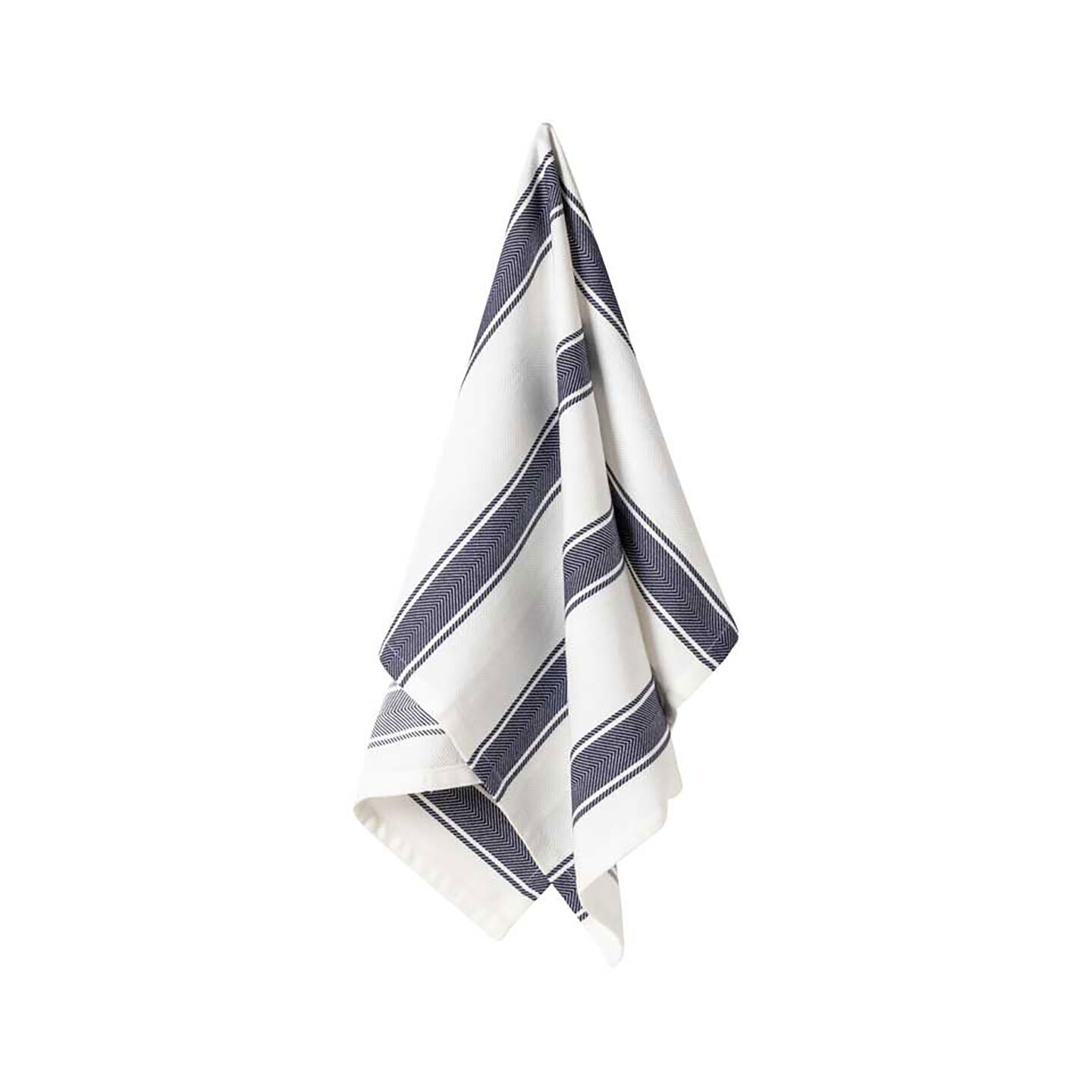Casafina Kitchen Textiles Alessa Bluebe Kitchen Towel Her Stripes 100% TX0212-ASBB Set of 2
