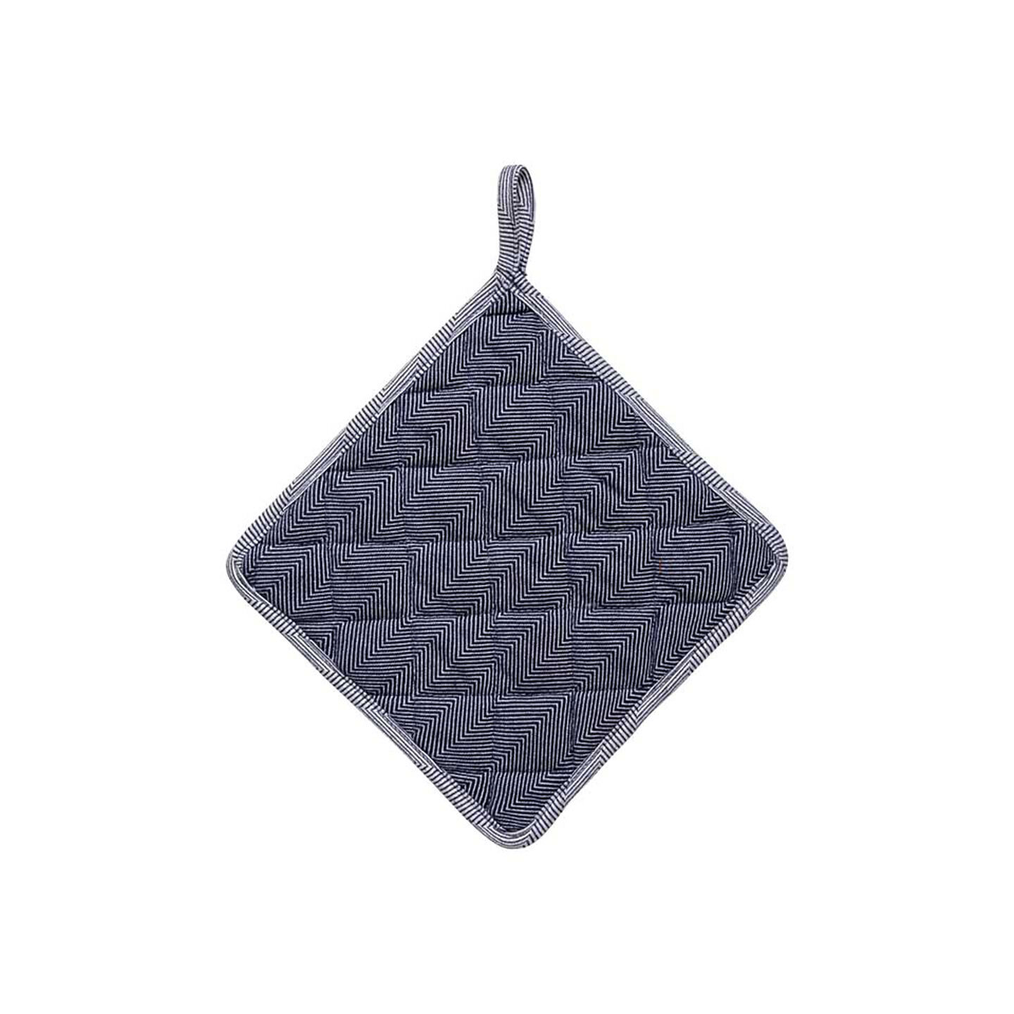 Casafina Kitchen Textiles Alessa Bluebe Pot Holder 100% Cotton TX0228-ABB Set of 2, MPN: TX0228-ABB…