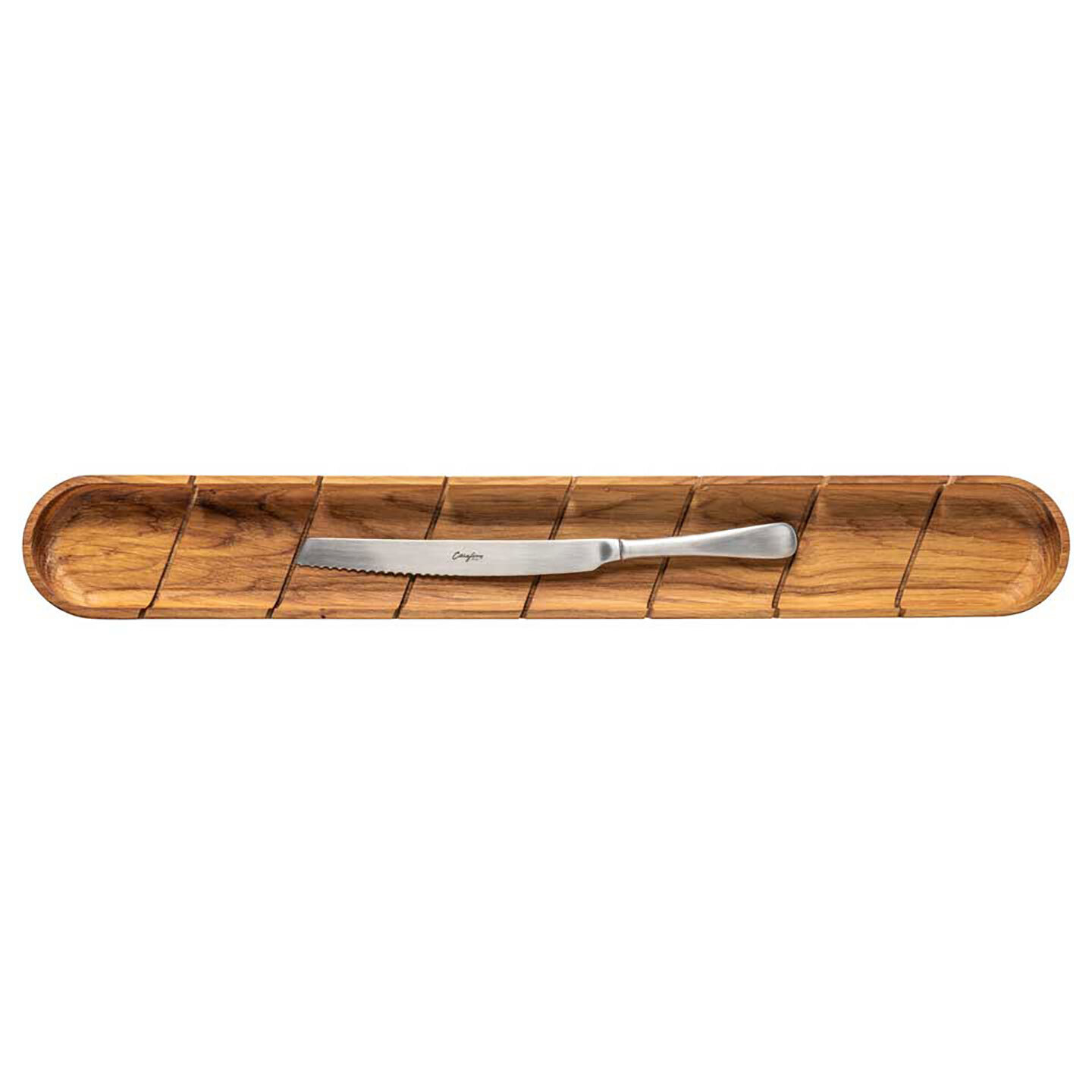 Casafina Pacifica Oak Wood Gift Oak Baguette Board With Knif O30236-OAK
