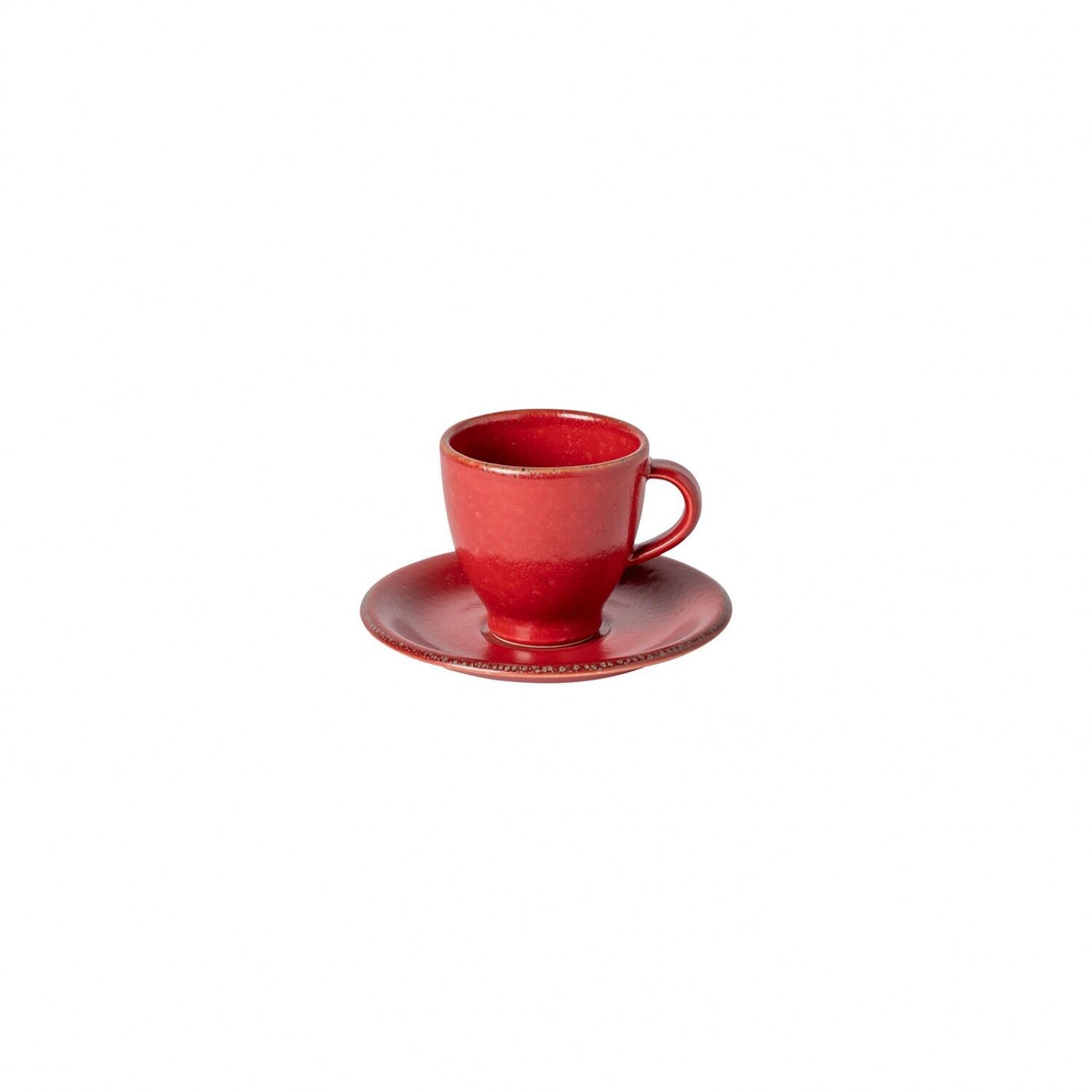 Casafina Positano Amora Coffee Cup Saucer 3 Oz XCCS02-BRD Set of 6