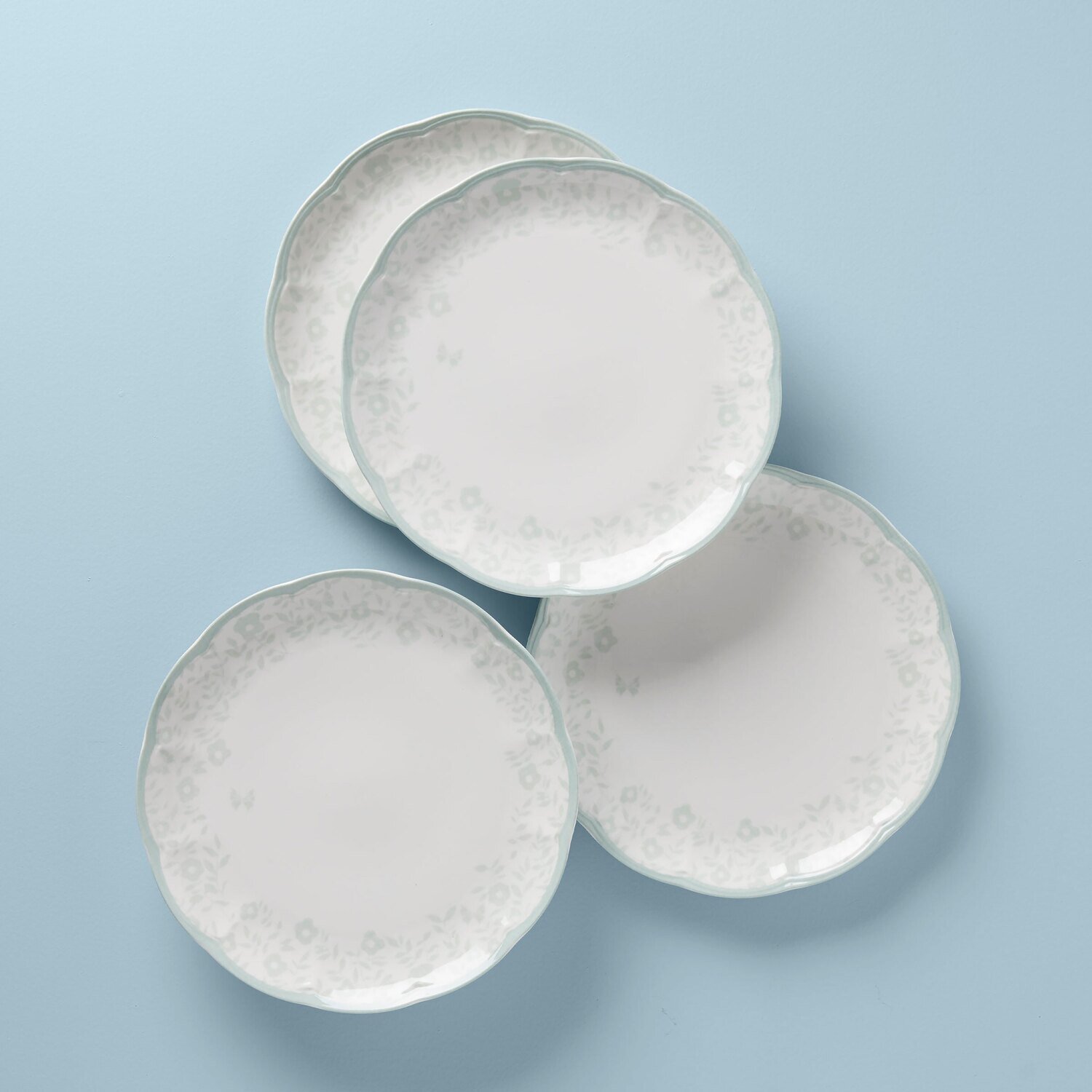 Lenox Butterfly Meadow Cottage Dinner Plates Set of 4 Sage 894088, MPN: 894088, 194372021852