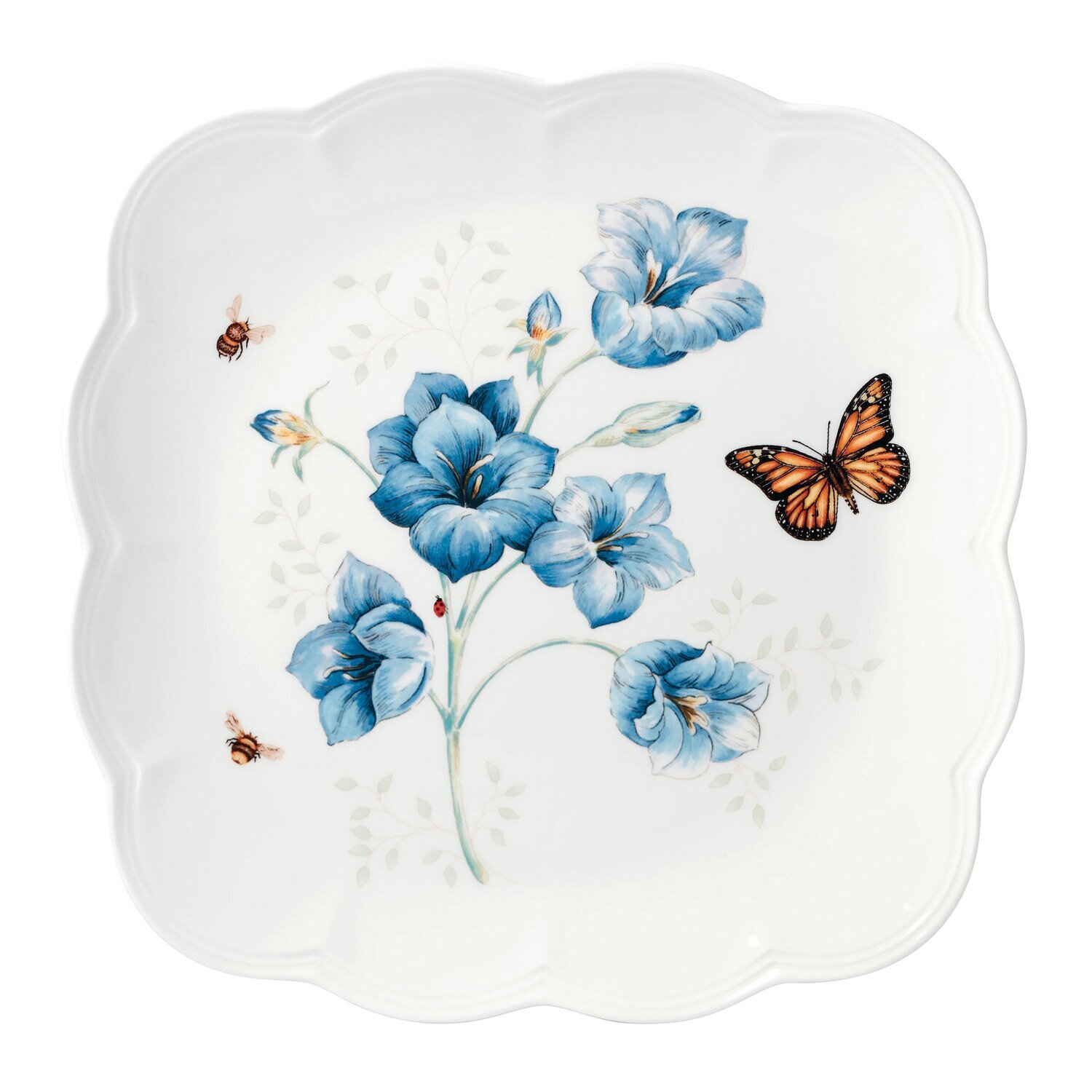 Lenox Butterfly Meadow Square Square Dinner Plate 894106