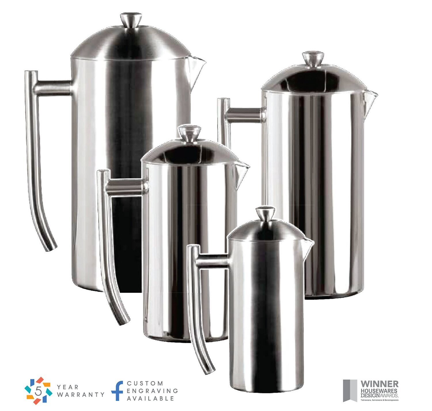 Frieling French Press Mirror Finish 44 Fl. Oz. 0130