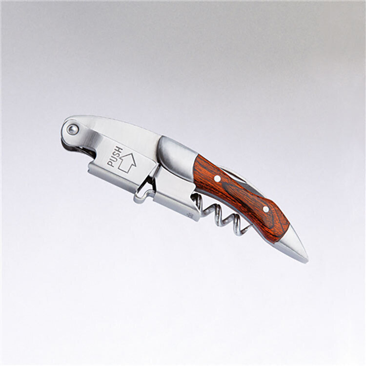 Frieling Waiter&#39;s Corkscrew Stainless Steel And Wood 4.75&quot; C205053