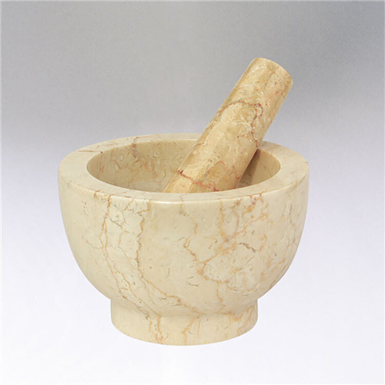 Frieling Champagne Marble Mortar &amp; Pestle 4&quot; H C422016