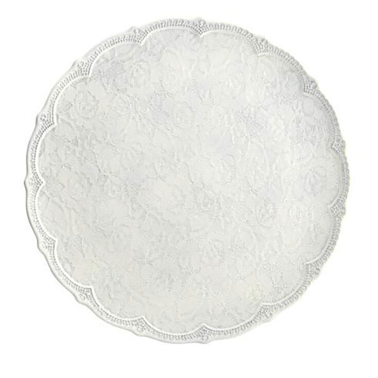 Arte Italica Merletto Antique Lace Scalloped Charger MER2300AL