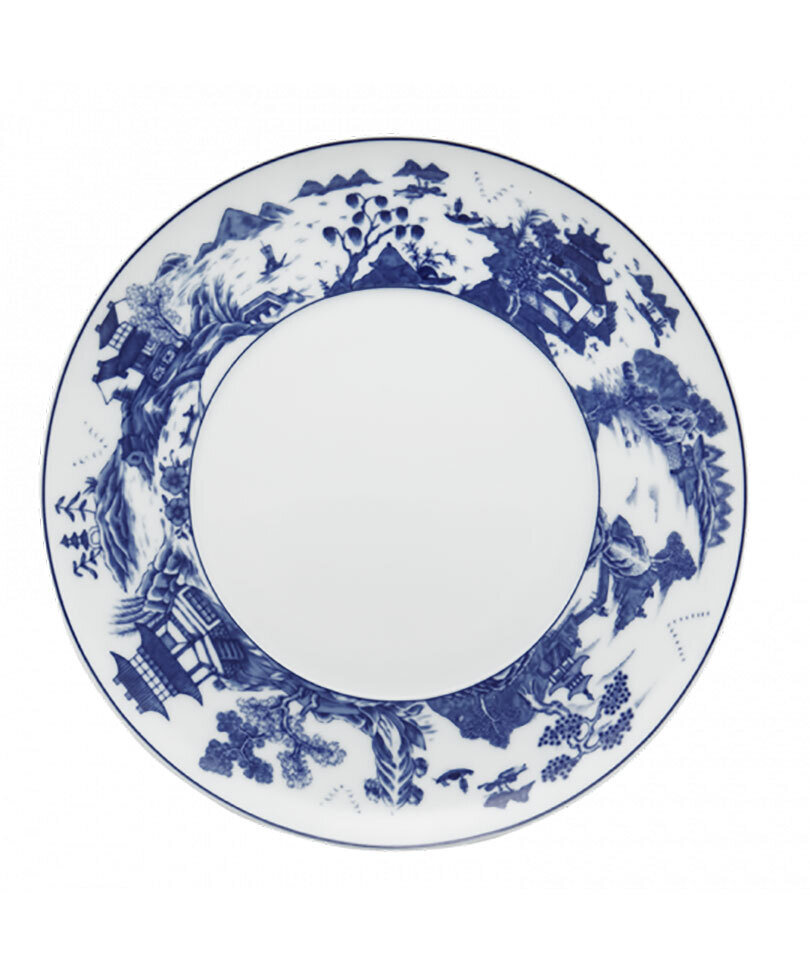 Mottahedeh Blue Shou Pagoda Dinner Plate S101A, MPN: S101A, 632522875574
