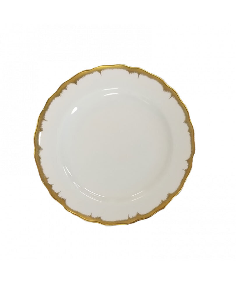 Mottahedeh Chelsea Feather Gold Bread & Butter Plate S5003