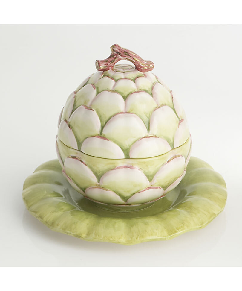 Mottahedeh Artichoke Tureen with Stand TD301, MPN: TD301,