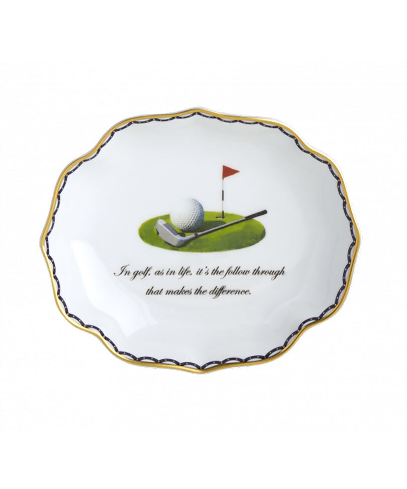 Mottahedeh Golf As In LifeÉFollow Thru Matters. Ring Tray S2820