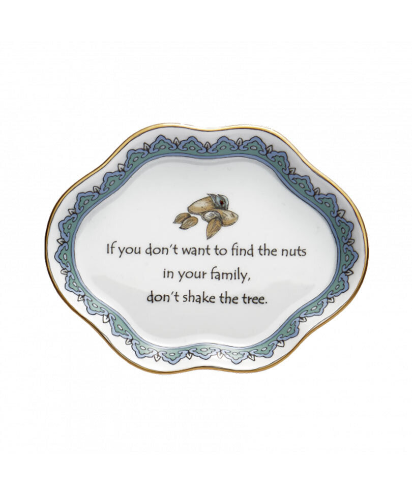 Mottahedeh Nuts...Don't Shake The TreeÉ. Ring Tray S2822