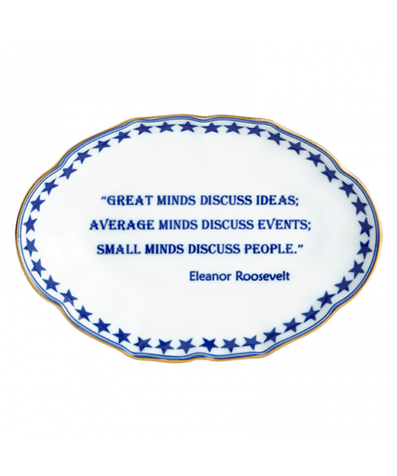 Mottahedeh Great MindsÉ. Eleanor Roosevelt, Ring Tray S2837