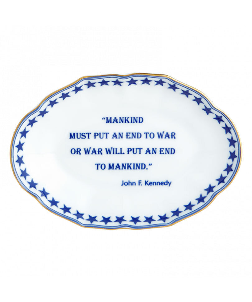 Mottahedeh End WarÉ John F. Kennedy, Ring Tray S2838