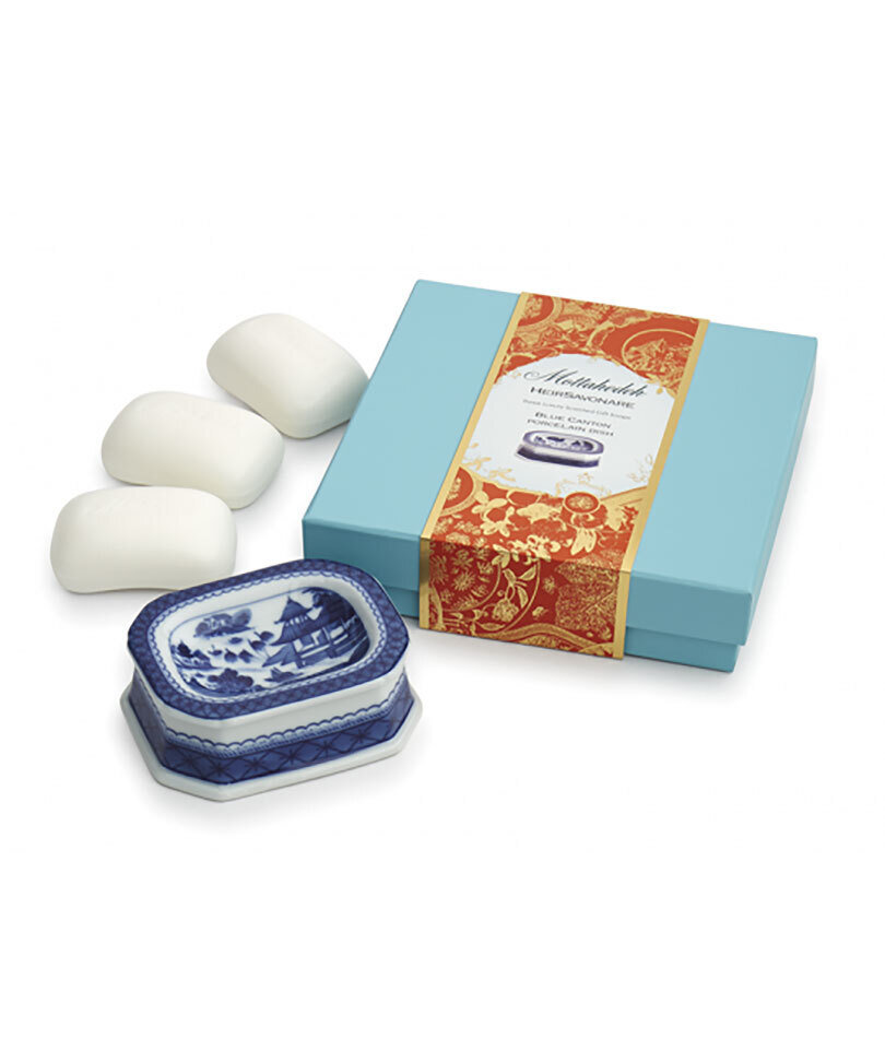 Mottahedeh Blue Canton Gift Soap Set HC117SP