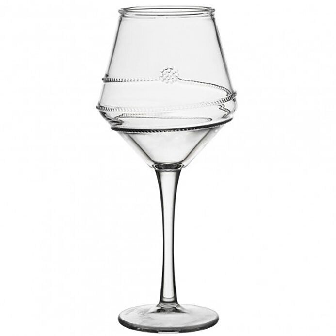 Juliska Amalia Clear Acrylic Wine Glass AA305/01
