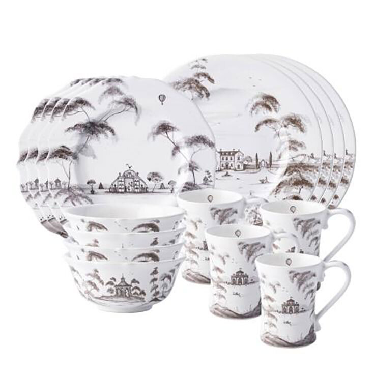 Juliska Country Estate Flint 16 Piece Set CE200SET/94, MPN: CE200SET/94, 810090261836