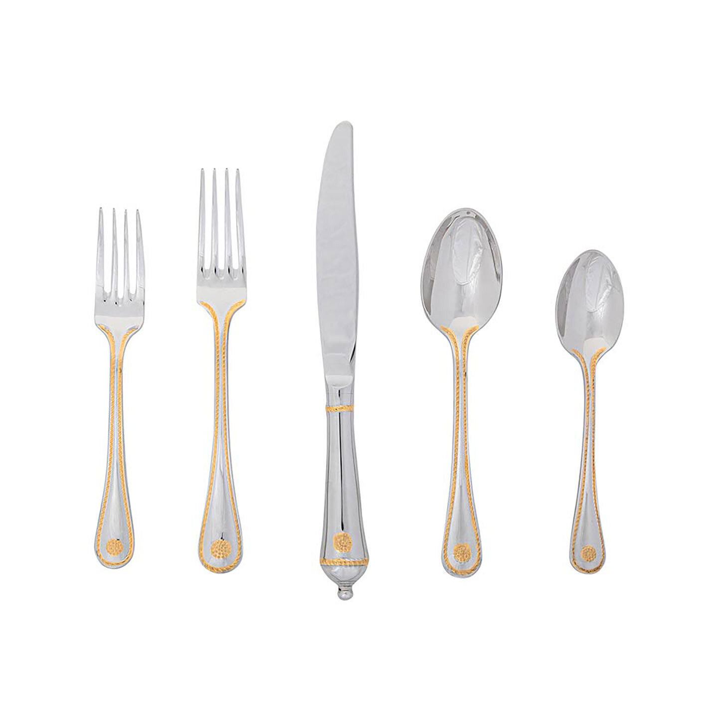 Juliska Berry &amp; Thread Polished with Gold Accents Flatware FWBT29/50