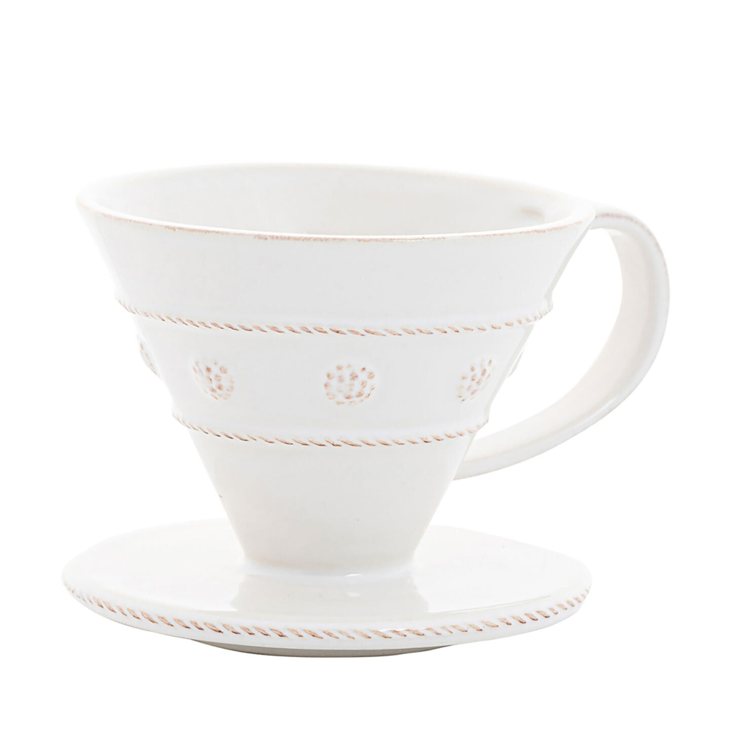 Juliska Berry and Thread Whitewash Pour Over Coffee JA139/W, MPN: JA139/W, 810034838964