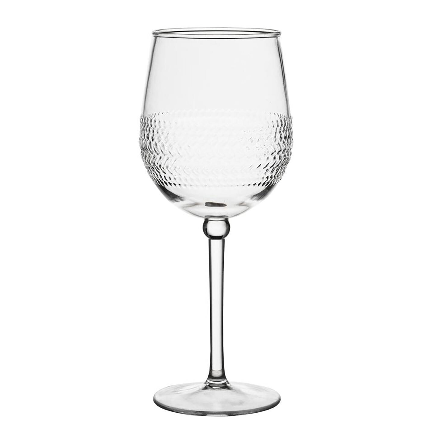 Juliska Le Panier Clear Acrylic Wine Glass LPA305/01