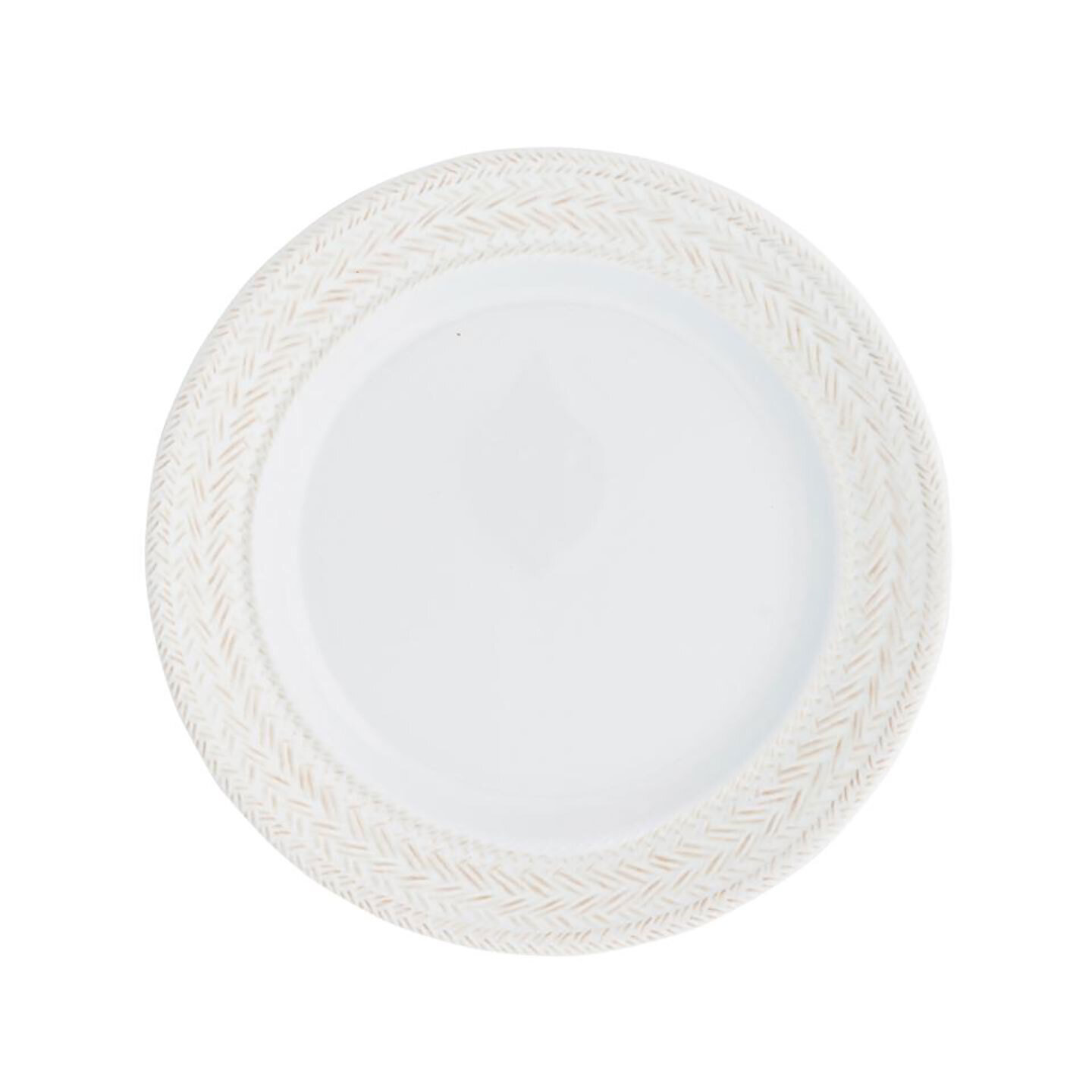 Juliska Le Panier White Melamine Dinner Plate LPM01/10