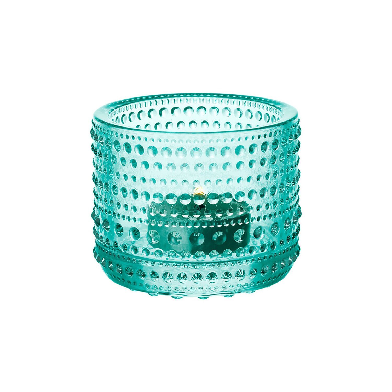 Iittala Kastehelmi Tealight Candleholder 2.5 Inch Water Green 1024648
