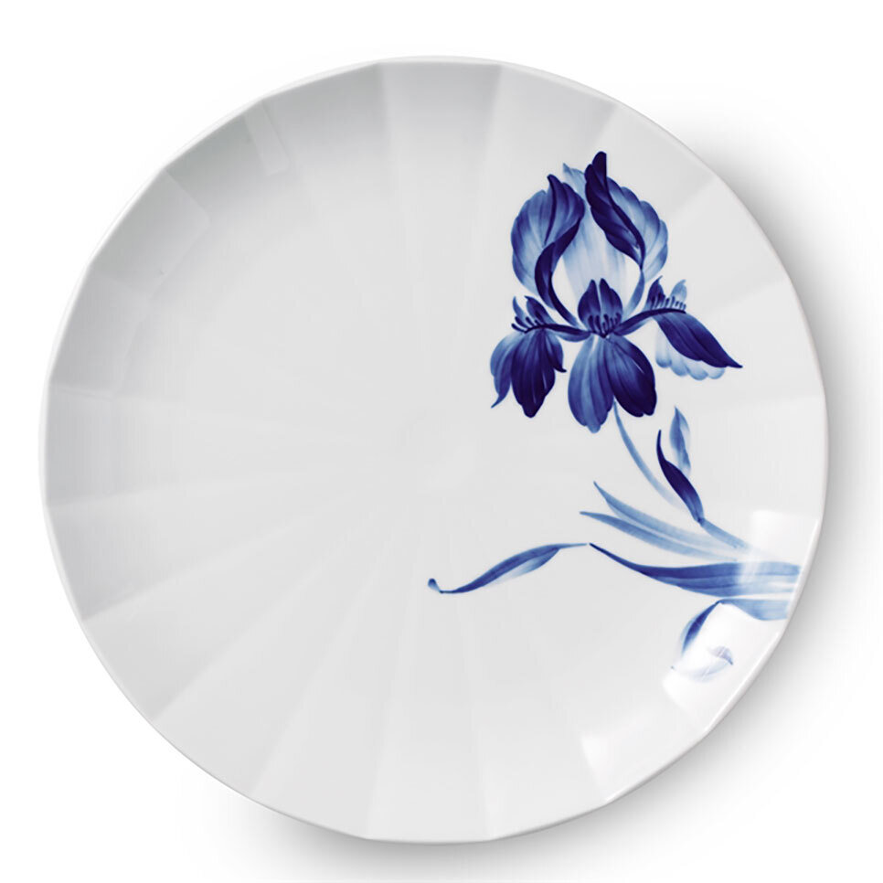 Royal Copenhagen Blomst Dinner Plate Iris 10.75 Inch 1025321, MPN: 1025321, 5705140731115
