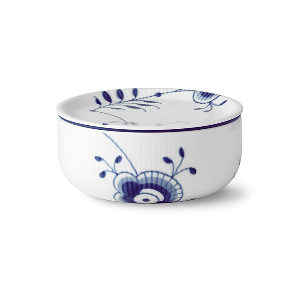 Royal Copenhagen Blue Fluted Mega Bowl With Lid 25 Oz 1028379, MPN: 1028379, 5705140733478