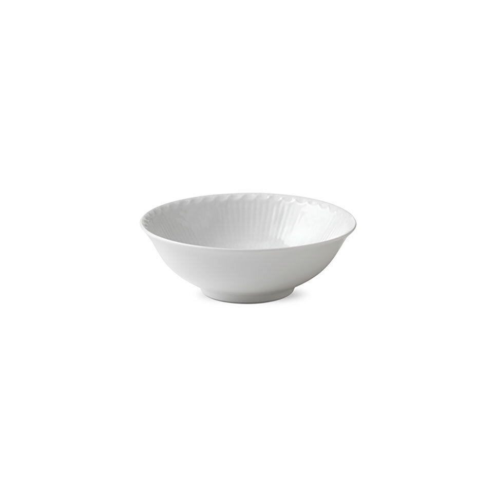 Royal Copenhagen White Fluted Half Lace Cereal Bowl 11.75Oz 1017288