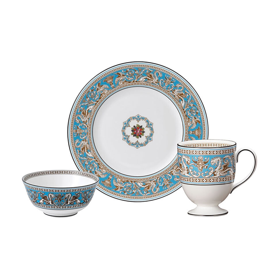 Wedgwood Florentine Turquoise Dining Set Single 1054468, MPN: 1054468, 701587433464