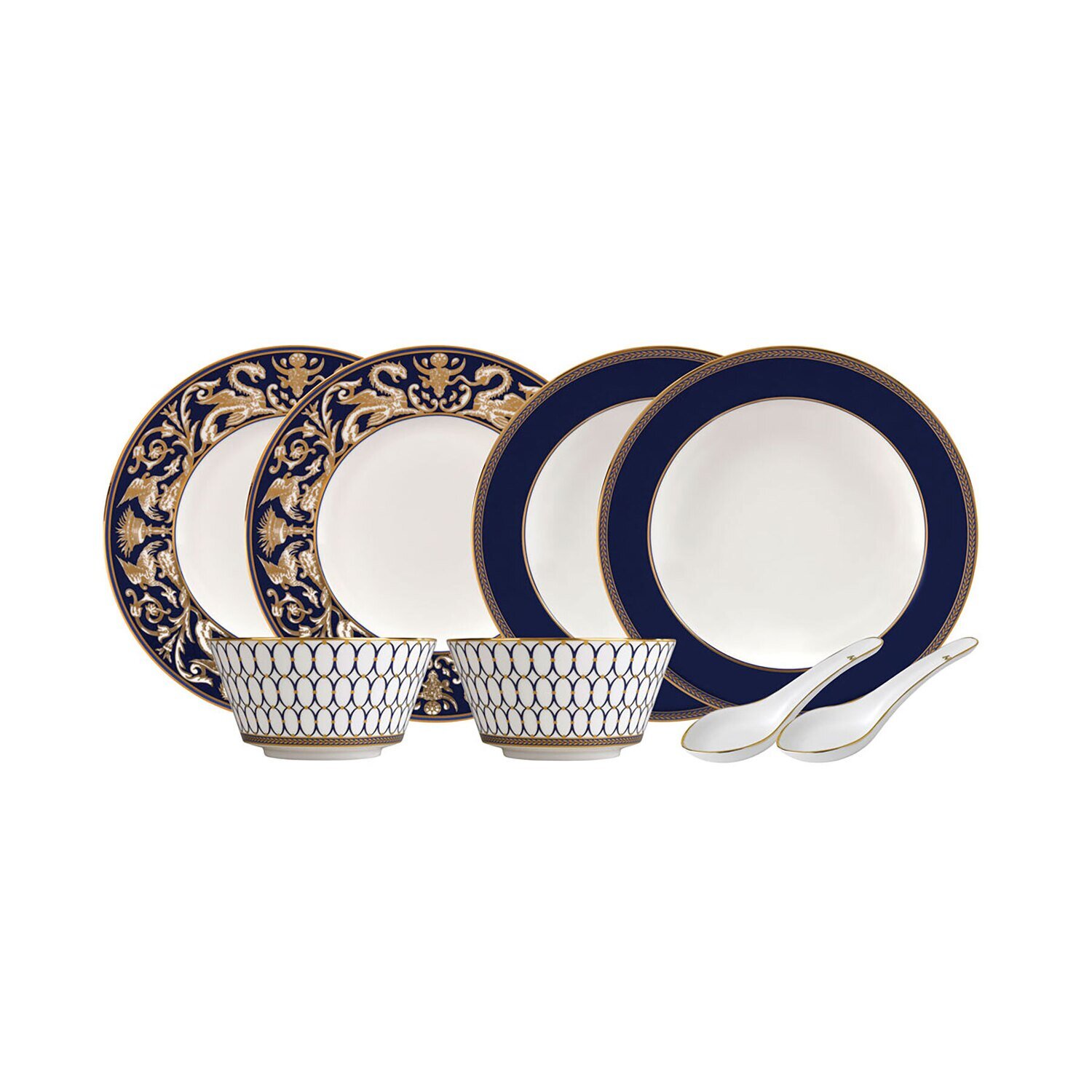 Wedgwood Renaissance Gold Dining Set Pair 1054479, MPN: 1054479, 701587433358