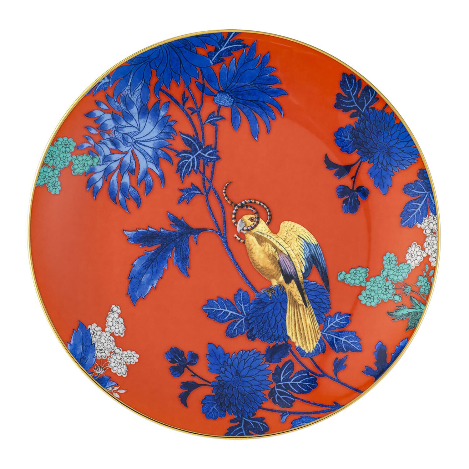 Wedgwood Wonderlust Golden Parrot Plate Coupe 7.8 Inch 1057265