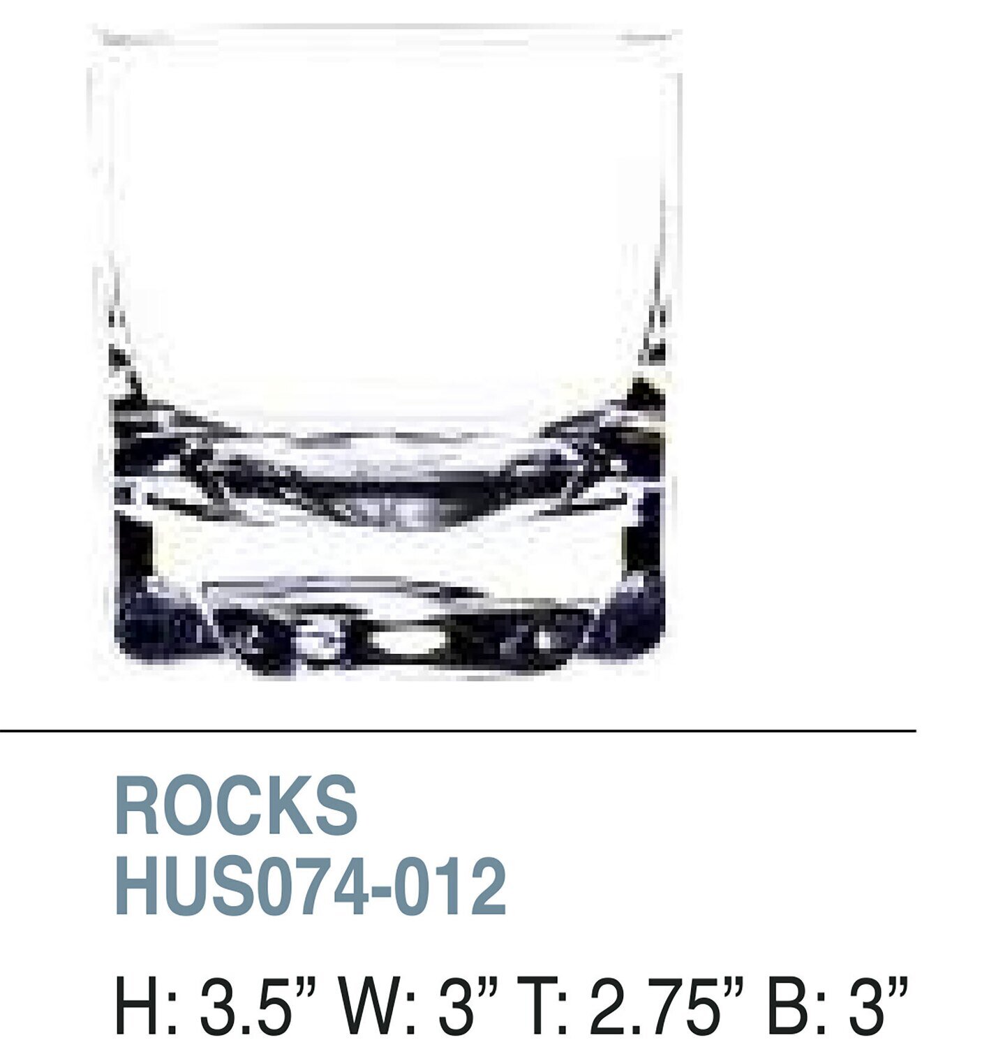 Bold Bali 8oz Rocks Unbreakable Glass Set of 6