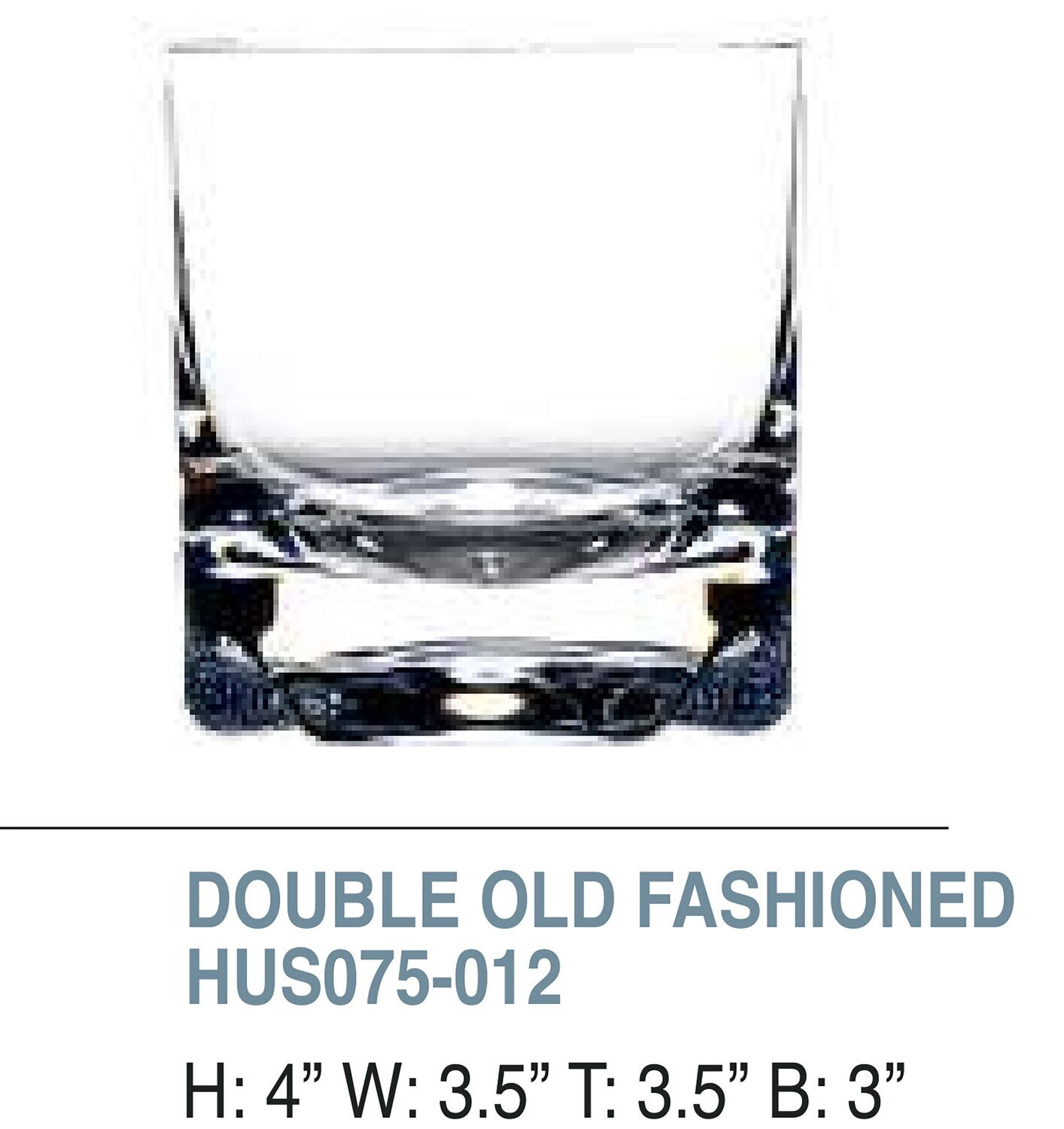 Bold Bali 12oz Double Old Fashioned Unbreakable Glass Set of 6