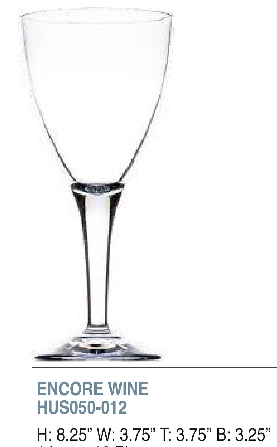 Bold Encore 14oz Wine Unbreakable Glass Set of 6