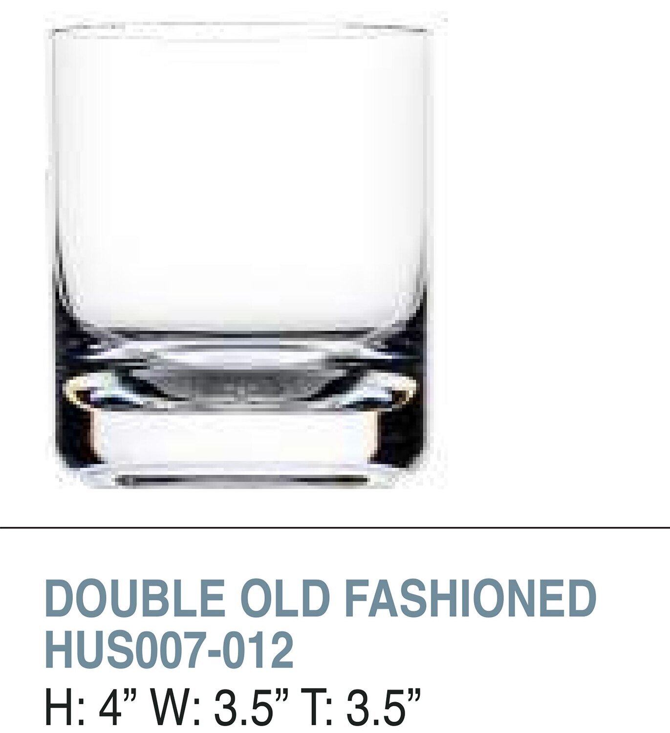 Bold Havana 13oz Double Old Fashioned Unbreakable Glass Set of 6