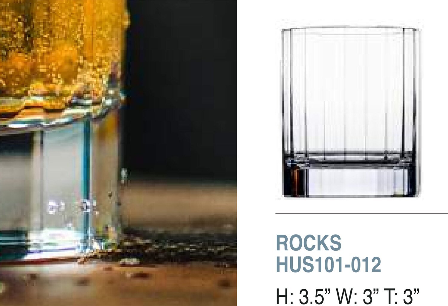 Bold Whisper 8.75oz Rocks Unbreakable Glass Set of 6