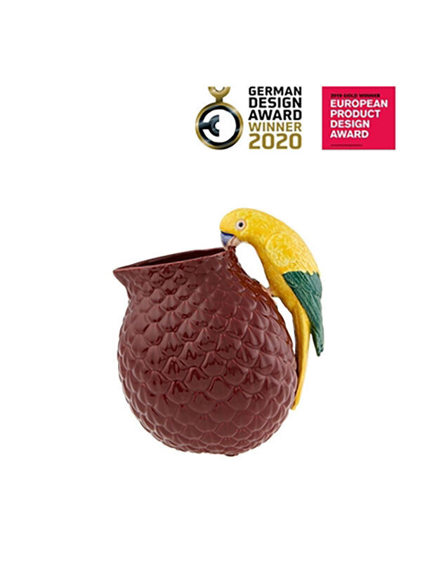 Bordallo Pinheiro Pinheiro Amazonia Pitcher 68 oz with Macaw 65027936, MPN: 65027936, 5600413621943