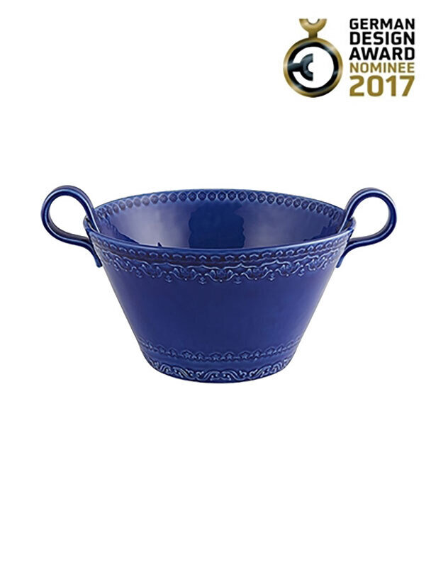 Bordallo Pinheiro Pinheiro Rua Nova Salad Bowl 71 Oz Indigo 65026803, MPN: 65026803, 5600413617328