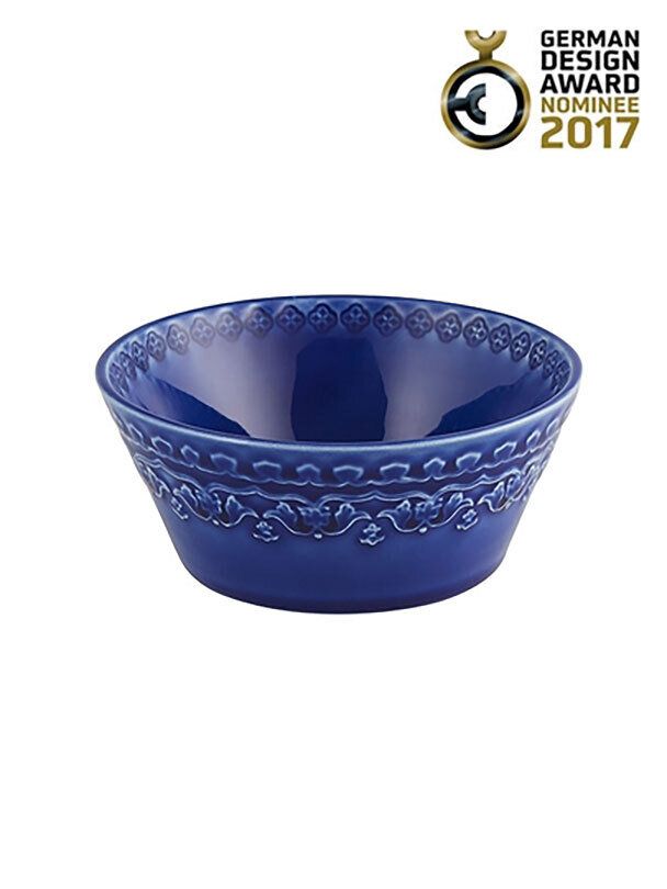 Bordallo Pinheiro Pinheiro Rua Nova Small Bowl 4 Inch Indigo 65026740, MPN: 65026740, 5600413616642