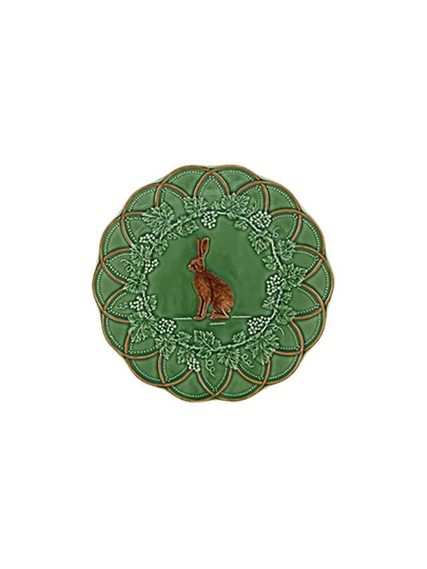 Bordallo Pinheiro Pinheiro Woods Snack Plate 24 Hare 65027266, MPN: 65027266, 5600413619902