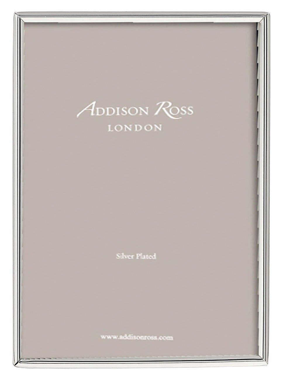 Addison Ross Fine Edged Silver Photo Frame 6 x 8 InchSilver-plated FR0520