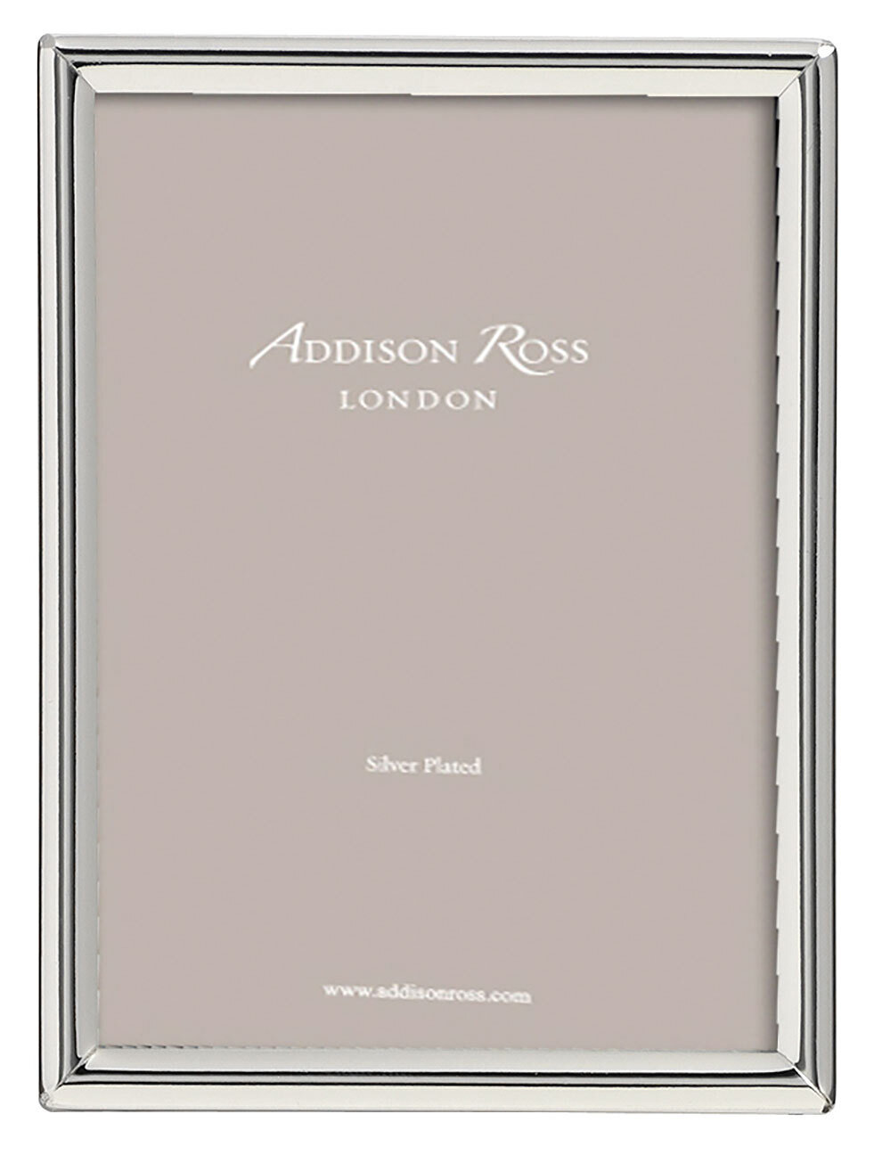 Addison Ross Fine Edged Silver Photo Frame 2 x 3 InchSilver-plated FR0510