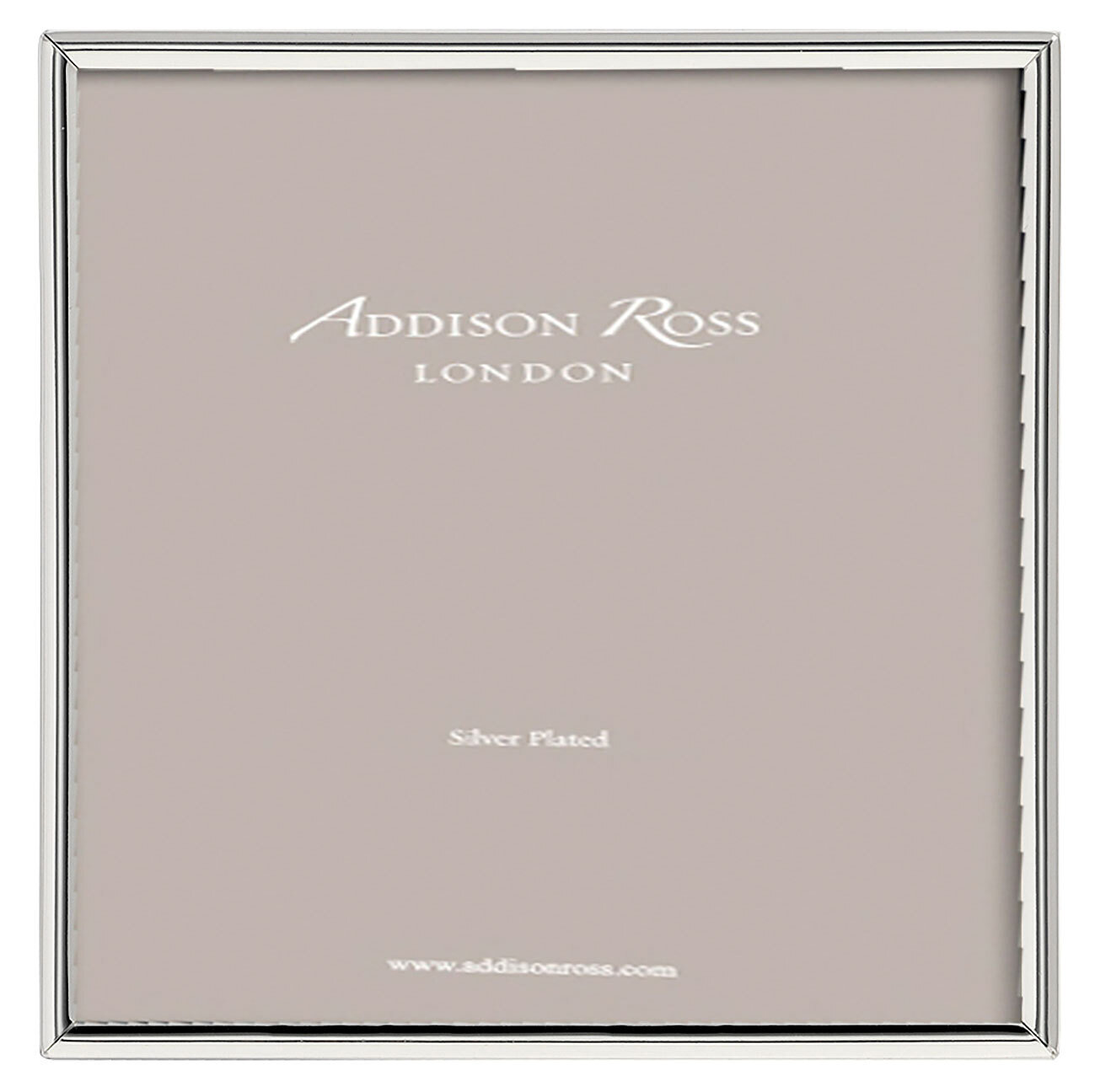 Addison Ross Fine Edged Square Silver Photo Frame 5 x 5 InchSilver-plated FR0511