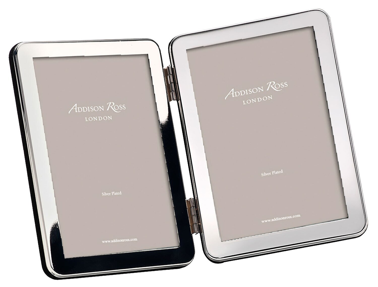 Addison Ross Curved Double Photo Frame 5 x 7 InchSilver-plated FR0547, MPN: FR0547, UPC/EAN: 502404…