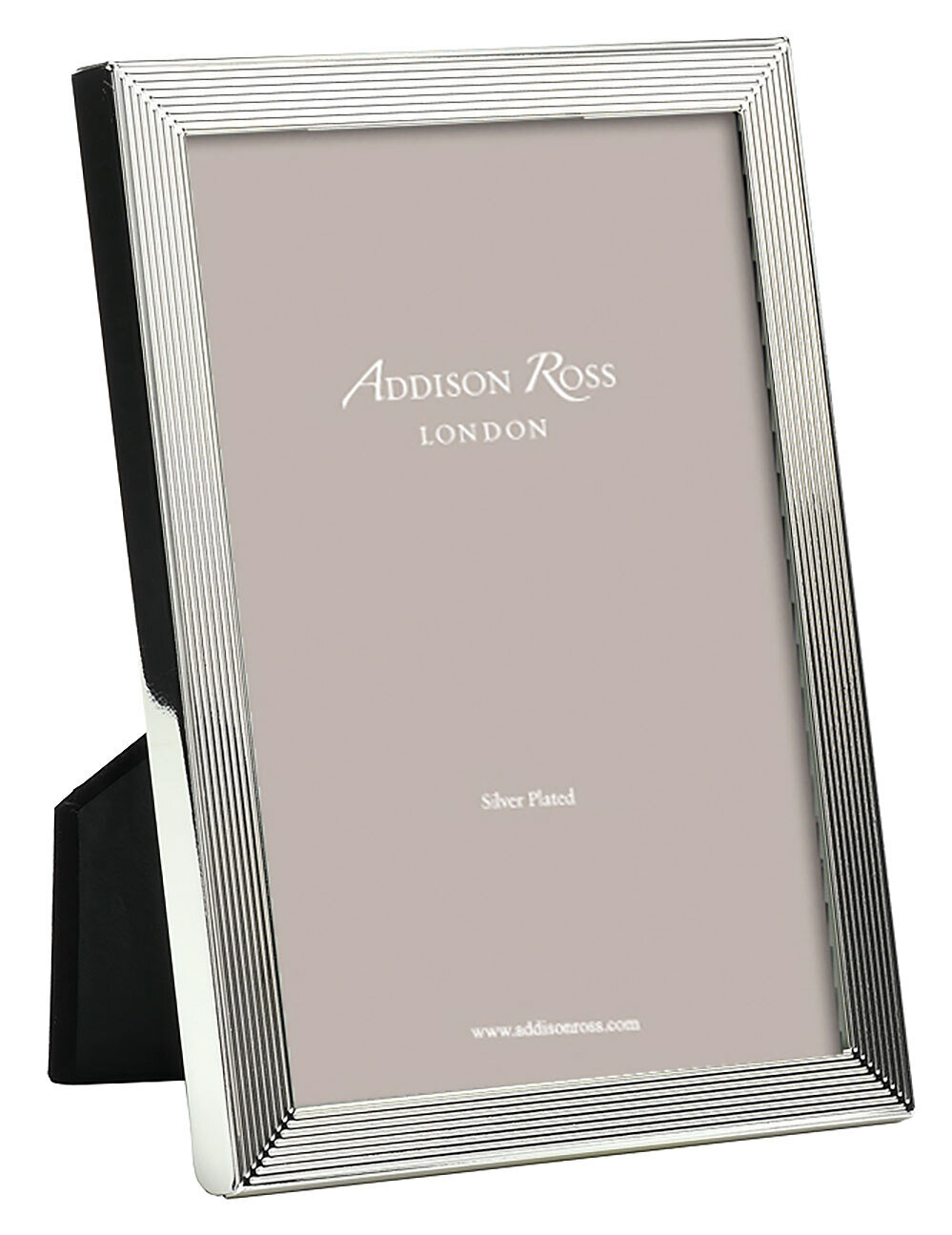 Addison Ross Grooved Photo Frame 5 x 7 InchSilver-plated FR0724, MPN: FR0724, UPC/EAN: 5024043177166