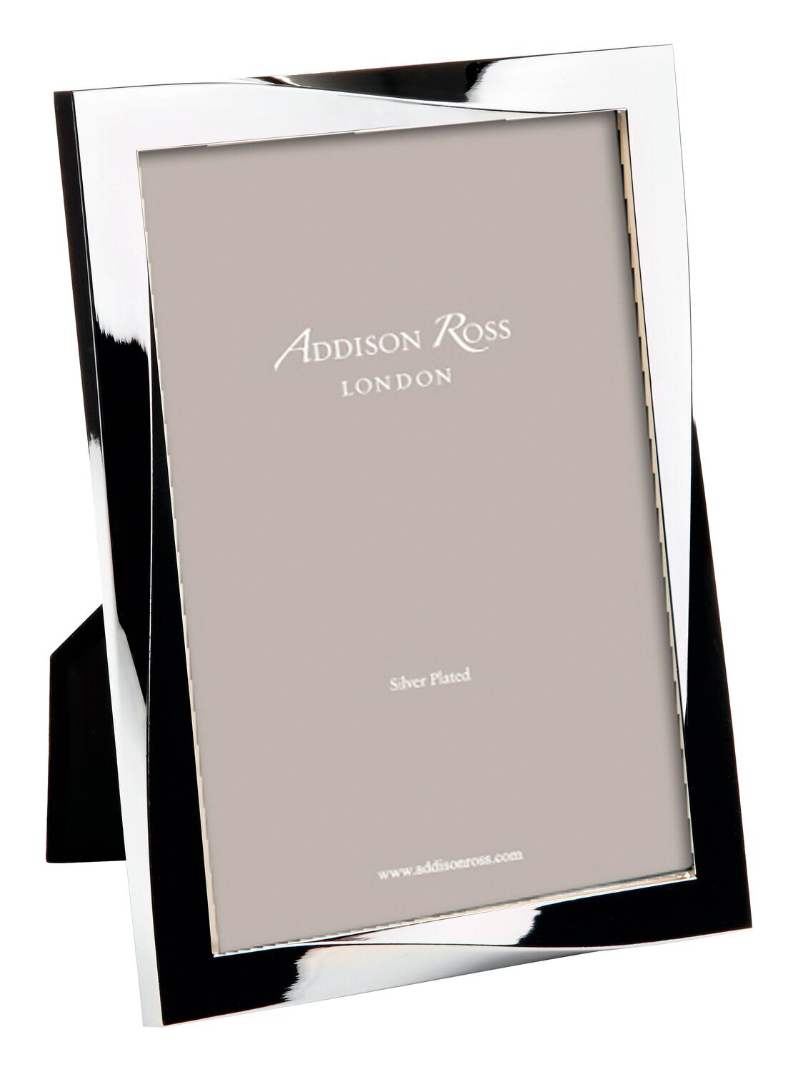 Addison Ross Twisted Photo Frame 4 x 6 InchSilver-plated FR2599