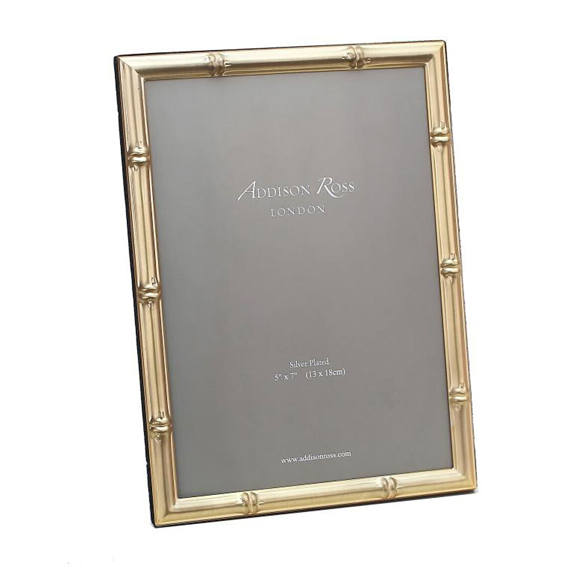 Addison Ross Bamboo Matte Gold Photo Frame 5 x 7 Inch Gold-plated FR3559