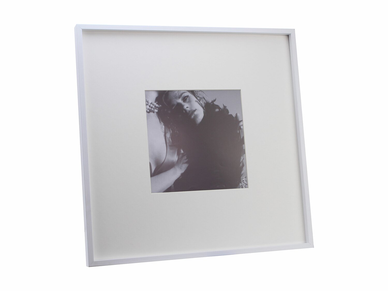 Addison Ross Single Aperture White Wall Hanging Picture Frame 8 x 8 Inch Aluminium FR7510, MPN: FR7…