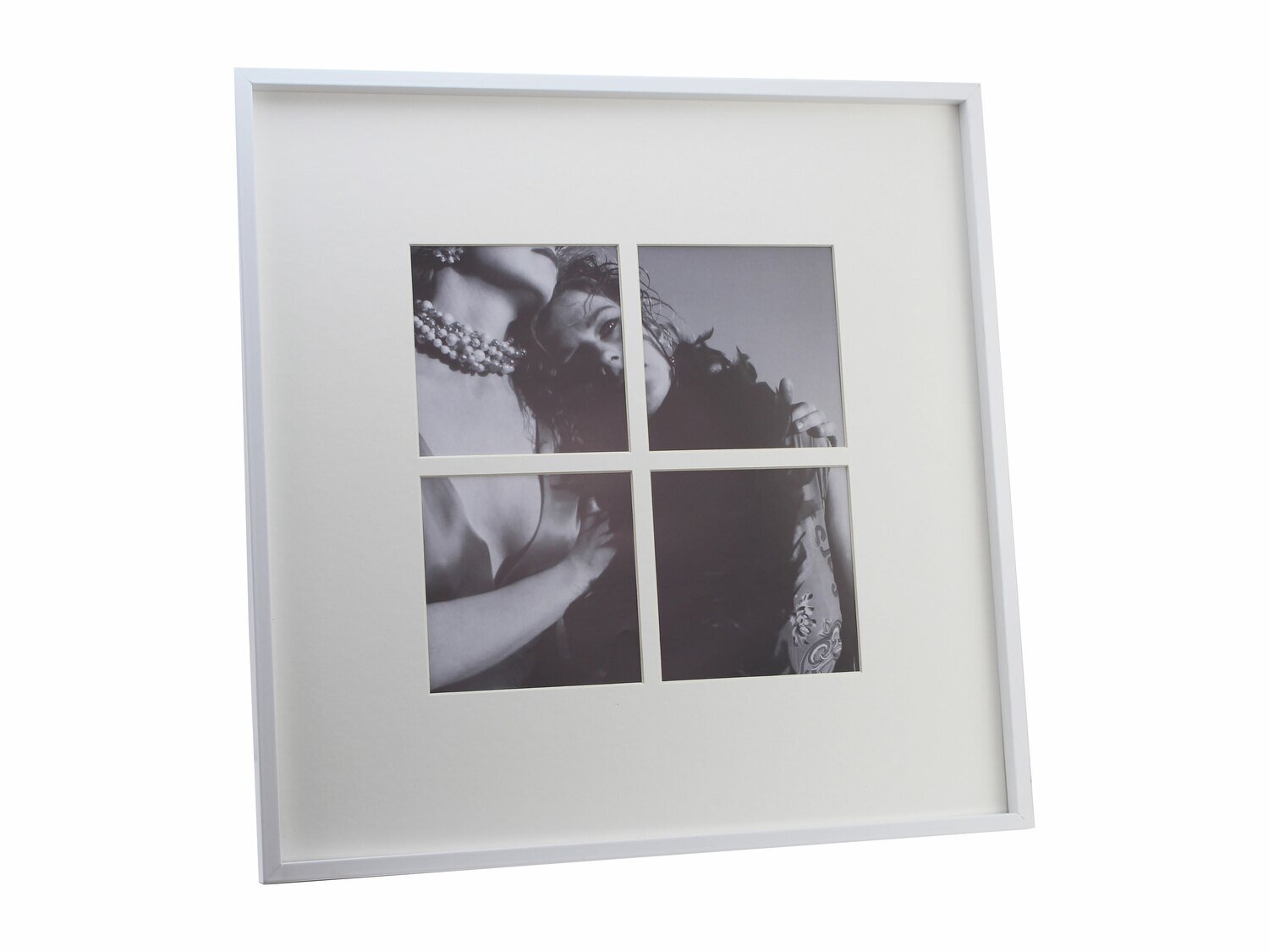 Addison Ross Four Aperture White Wall Hanging Picture Frame 5 x 5 4 App Inch Aluminium FR7511, MPN:…