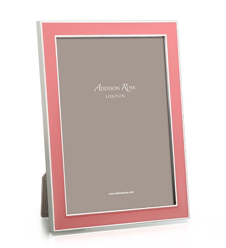Addison Ross Coral Enamel Picture Frame 5 x 7 Inch Silver-plated FR0968, MPN: FR0968, UPC/EAN: 5024…